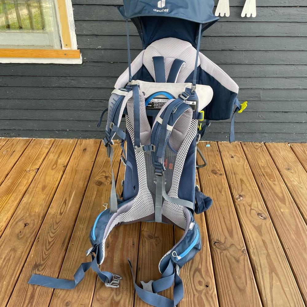 Kids Backpack Carrier - Blue and Gray